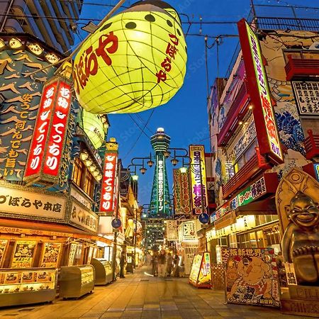 Wutong-40 Minutes Direct To Kansai Airport And 5 Minute Walk To Jr Or Subway Or Nankai Line And 1 Minute To Tsutenkaku The Landmark Of Osaka And Many Japanese Bistros Nearby 外观 照片