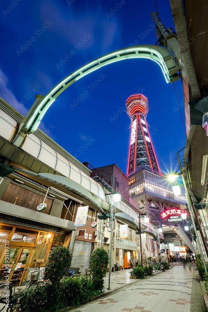 Wutong-40 Minutes Direct To Kansai Airport And 5 Minute Walk To Jr Or Subway Or Nankai Line And 1 Minute To Tsutenkaku The Landmark Of Osaka And Many Japanese Bistros Nearby 外观 照片
